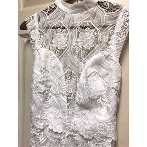 MURA BOUTIQUE White Lace dress